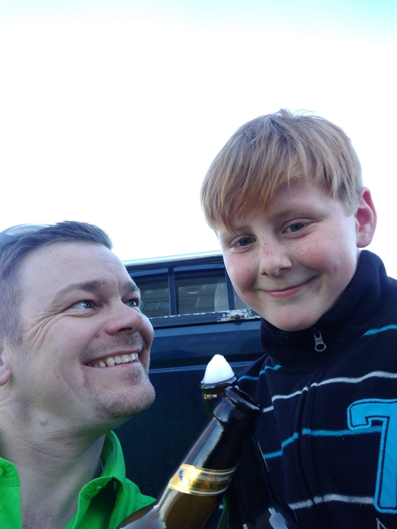 Partner mit Sohn Gian